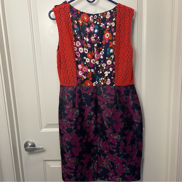 Boden Hotch Potch Multicolor Floral Mini Dress Size 10 - Picture 3 of 5
